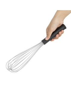 Fouet professionnel Vogue 35 cm - inox et vinyle noir 2