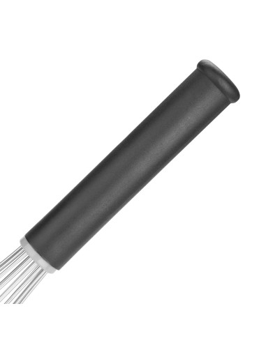Fouet professionnel Vogue 35 cm - inox et vinyle noir
