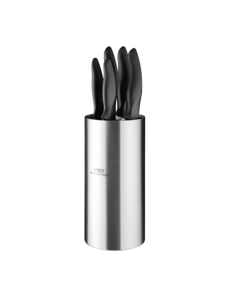 Ensemble bloc et couteaux Nisbets Essentials - 5 couteaux inox