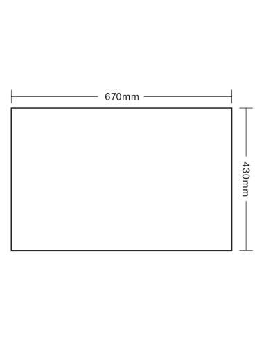 Lot de 5 torchons Nisbets Essentials - 670x430 mm