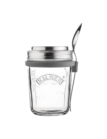 Ensemble petit déjeuner Kilner - Lot de 6 bocaux