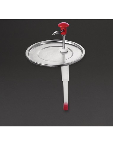Distributeur de sauce à pompe Schneider 10L - Polypropylène