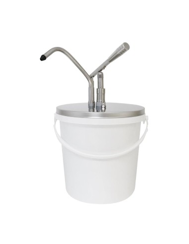 Distributeur de sauce à levier Schneider 10L - blanc