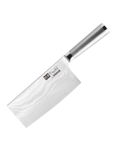 Couperet japonais Series 8 Vogue Tsuki 182mm - acier Damas