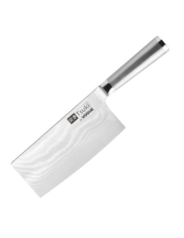 Couperet japonais Series 8 Vogue Tsuki 182mm - acier Damas