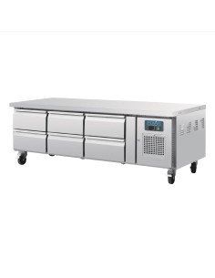 Soubassement réfrigéré GN 1/1 Polar 6 tiroirs - 317 L 2