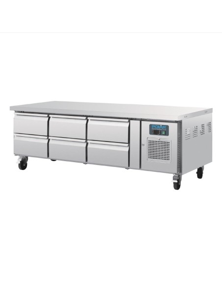 Soubassement réfrigéré GN 1/1 Polar 6 tiroirs - 317 L
