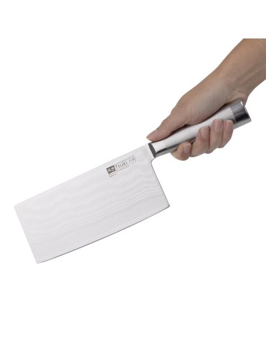 Couperet japonais Series 8 Vogue Tsuki 182mm - acier Damas