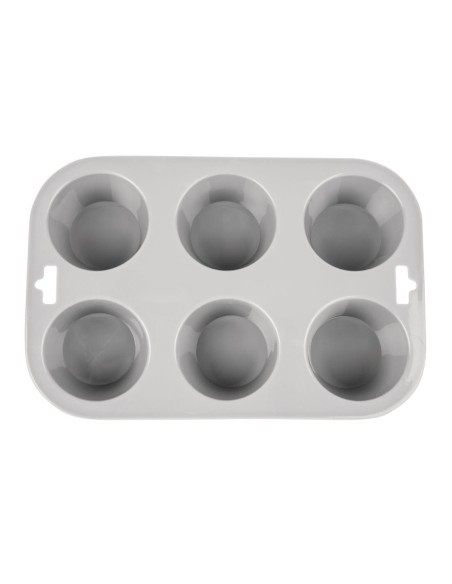 Plaque flexible silicone 6 muffins Vogue