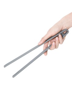 Pince en silicone gris Vogue - 290 mm, antiadhésive 2
