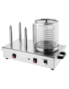 Chauffe-saucisses Buffalo 4 plots - 650W, inox 2