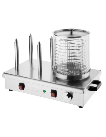 Chauffe-saucisses Buffalo 4 plots - 650W, inox