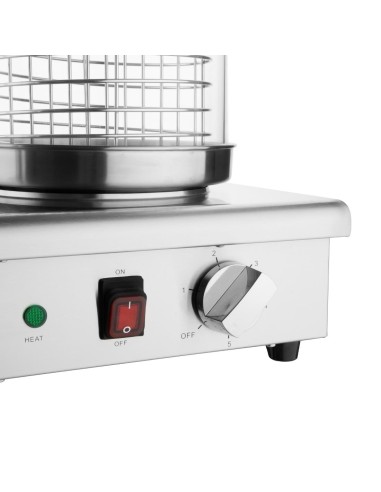 Chauffe-saucisses Buffalo 4 plots - 650W, inox