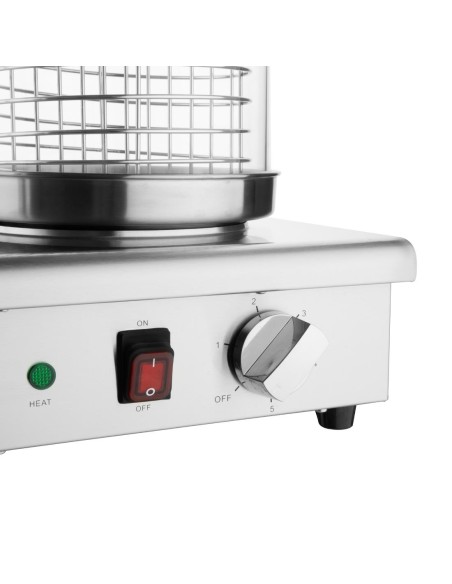 Chauffe-saucisses Buffalo 4 plots - 650W, inox