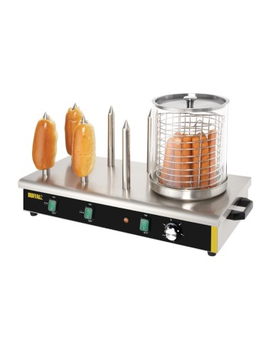 Chauffe-saucisses Buffalo 6 plots - 750W