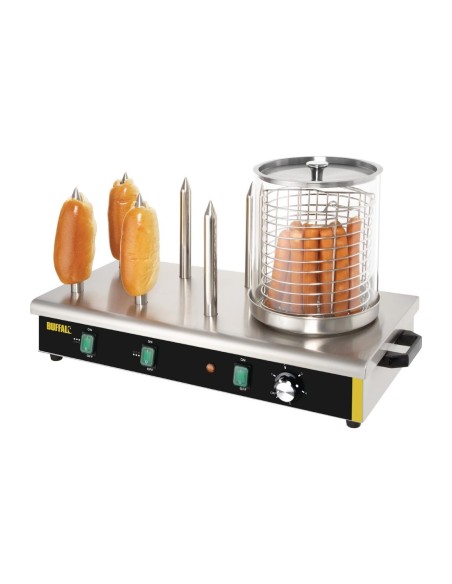 Chauffe-saucisses Buffalo 6 plots - 750W