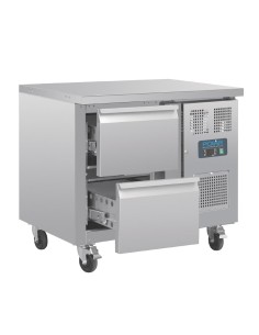 Table réfrigérée GN 1/1 Polar Série U - 124 L inox 2