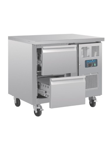 Table réfrigérée GN 1/1 Polar Série U - 124 L inox