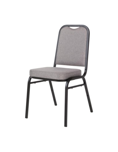 Chaise de banquet gris Bolero lot de 4 - intérieur