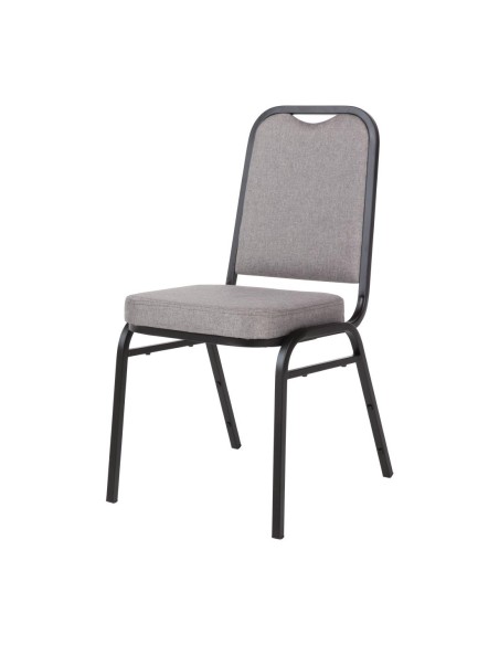 Chaise de banquet gris Bolero lot de 4 - intérieur