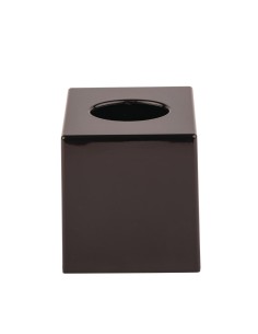 Boîte à mouchoirs carrée noire Bolero 2
