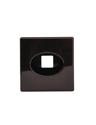 Boîte à mouchoirs carrée noire Bolero