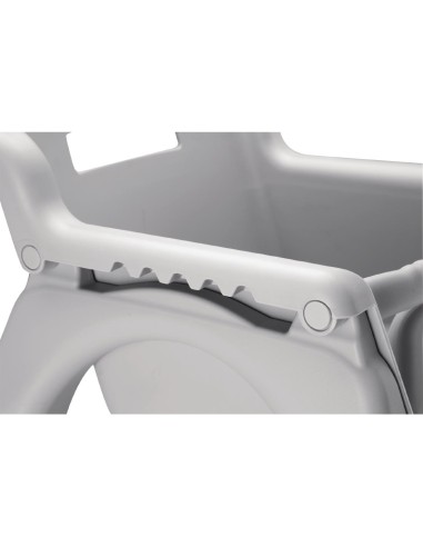 Chaise haute empilable gris Bolero - 490mm - CHR