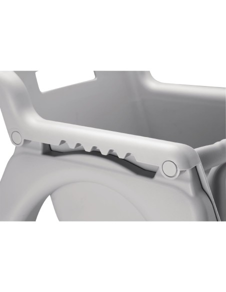 Chaise haute empilable gris Bolero - 490mm - CHR