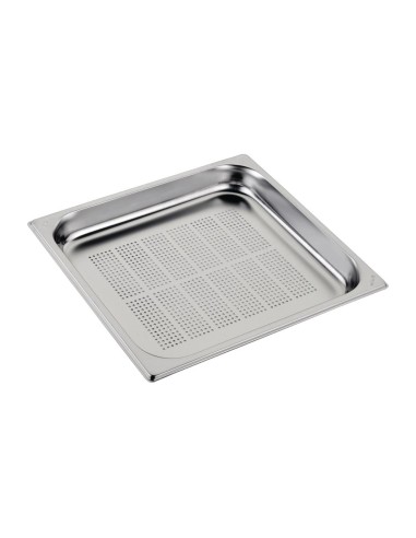 Bac inox perforé GN 2/3 Gastro M 20 mm - 1,35 L