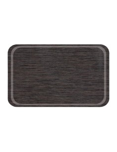 Plateau rond mélamine Roltex GN1/1 antidérapant wengé