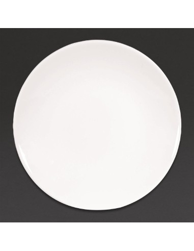 Assiettes creuses blanches Churchill 255mm - lot de 12