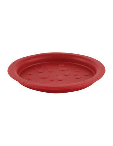 Couvercle pichet/sous-verre Roltex AQUA rouge - Sans BPA