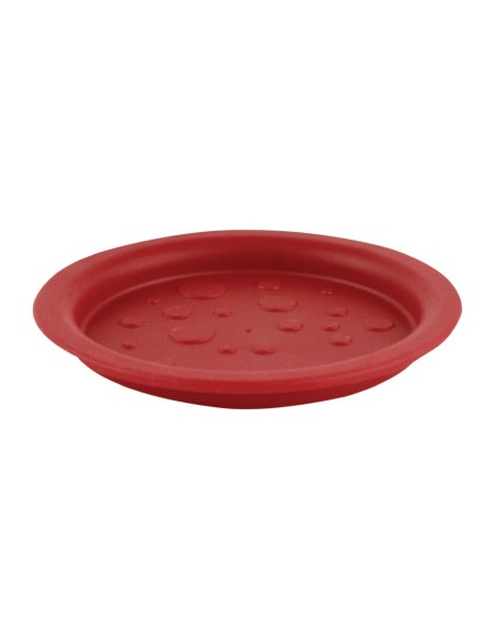 Couvercle pichet/sous-verre Roltex AQUA rouge - Sans BPA