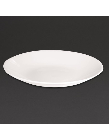Assiettes creuses blanches Churchill 255mm - lot de 12