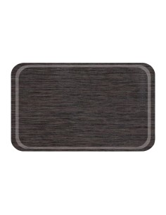 Plateau Euronorme Roltex antidérapant 530x370 mm wengé