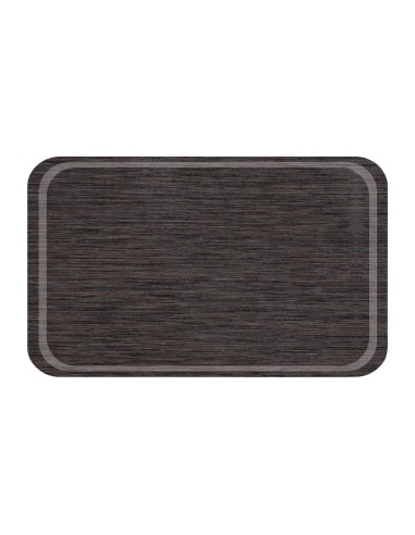 Plateau Euronorme Roltex antidérapant 530x370 mm wengé