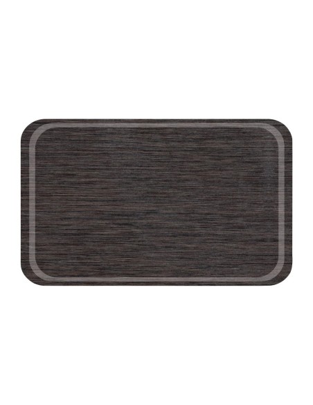 Plateau Euronorme Roltex antidérapant 530x370 mm wengé