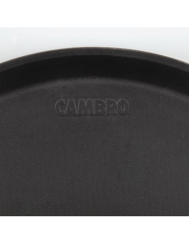 Plateau rond antidérapant Treadlite Cambro 35,5 cm - noir