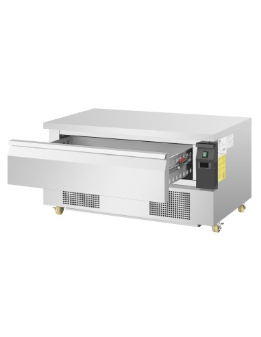 Soubassement double réfrigération Polar 3x GN 1/1 - 1 tiroir