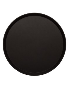 Plateau rond antidérapant Treadlite Cambro 40,5 cm noir