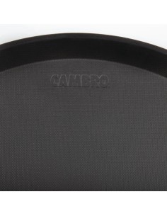 Plateau rond antidérapant Treadlite Cambro 40,5 cm noir 2