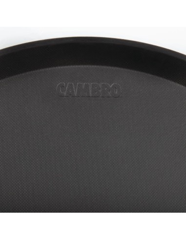 Plateau rond antidérapant Treadlite Cambro 40,5 cm noir