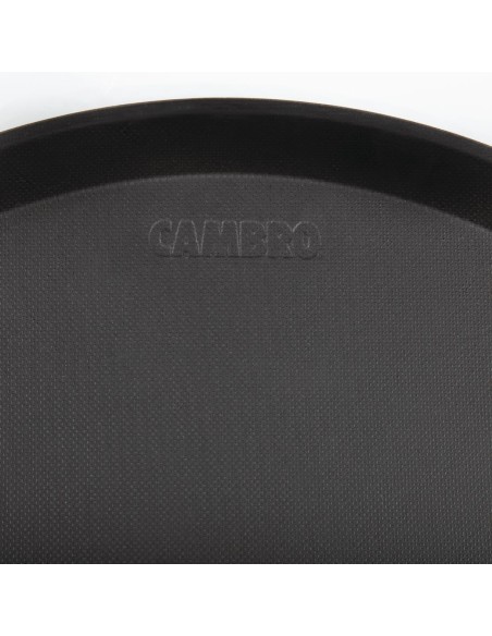 Plateau rond antidérapant Treadlite Cambro 40,5 cm noir