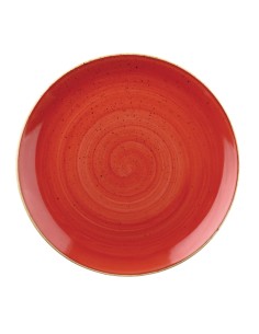 Assiettes Churchill Stonecast Berry Red 217mm - Lot de 12