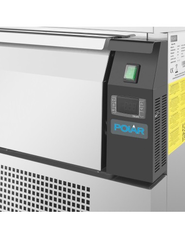 Soubassement double réfrigération Polar 2 tiroirs 4x GN 1/1