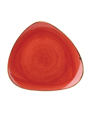 Assiettes Churchill Stonecast Berry Red 229mm - Lot de 12