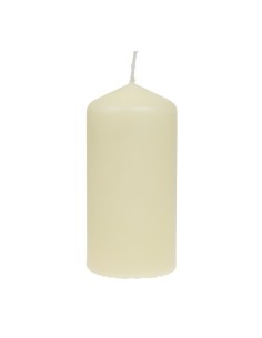 Bougies hautes cylindriques ivoire Bolsius 120mm - lot de 12