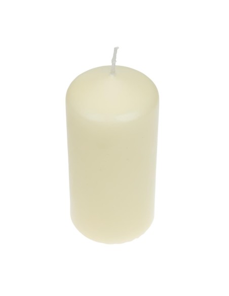 Bougies hautes cylindriques ivoire Bolsius 120mm - lot de 12