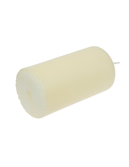 Bougies hautes cylindriques ivoire Bolsius 120mm - lot de 12