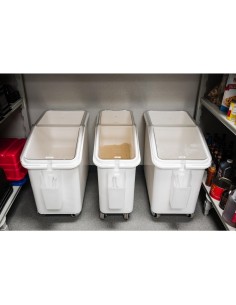 Bac à ingrédients mobile Cambro 81L - blanc 2